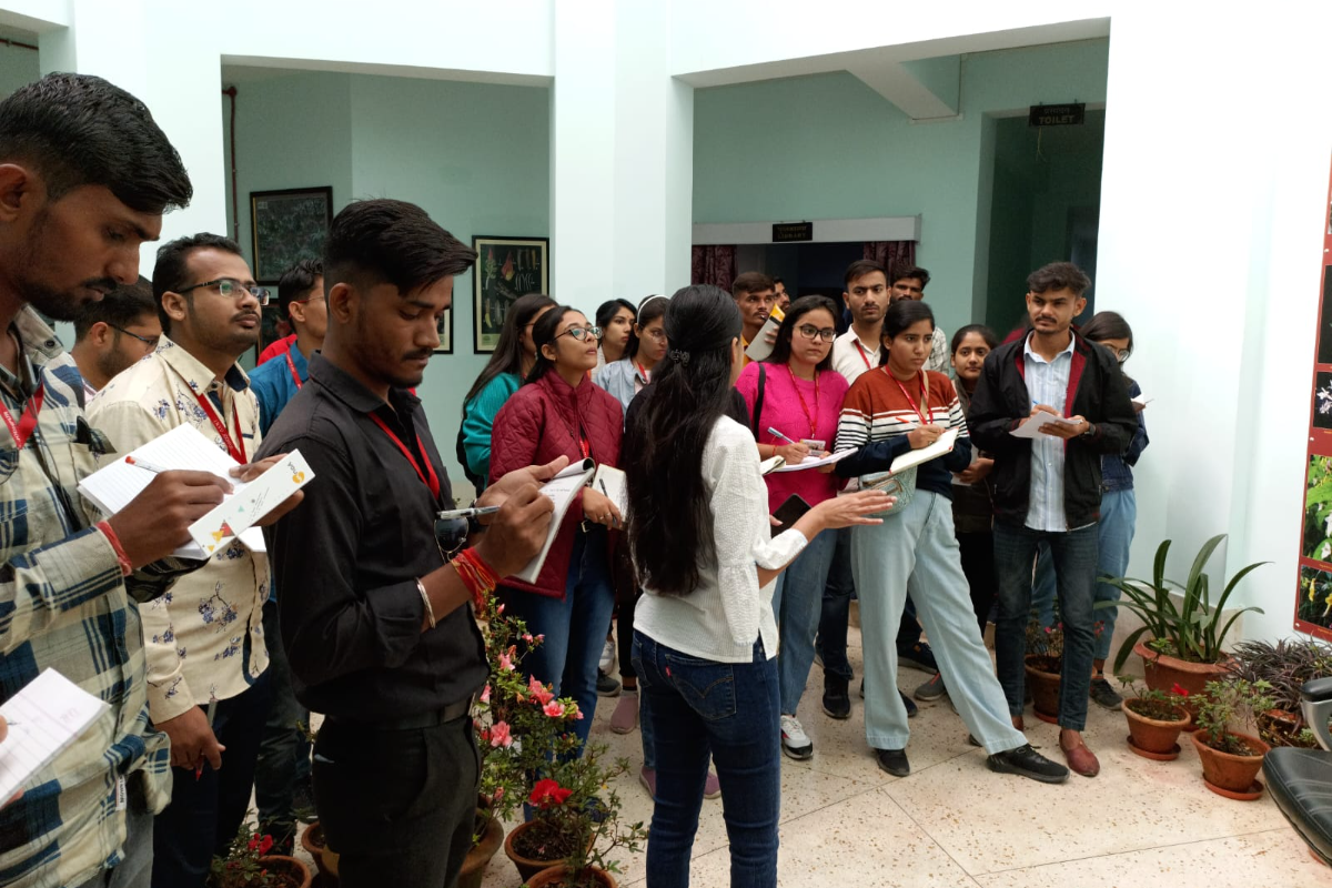 Botany students of Jai Narain Vyas University, Jodhpur, Rajasthan visited Sikkim Himalayan Regional Centre, BSI, Gangtok on 06.11.2022