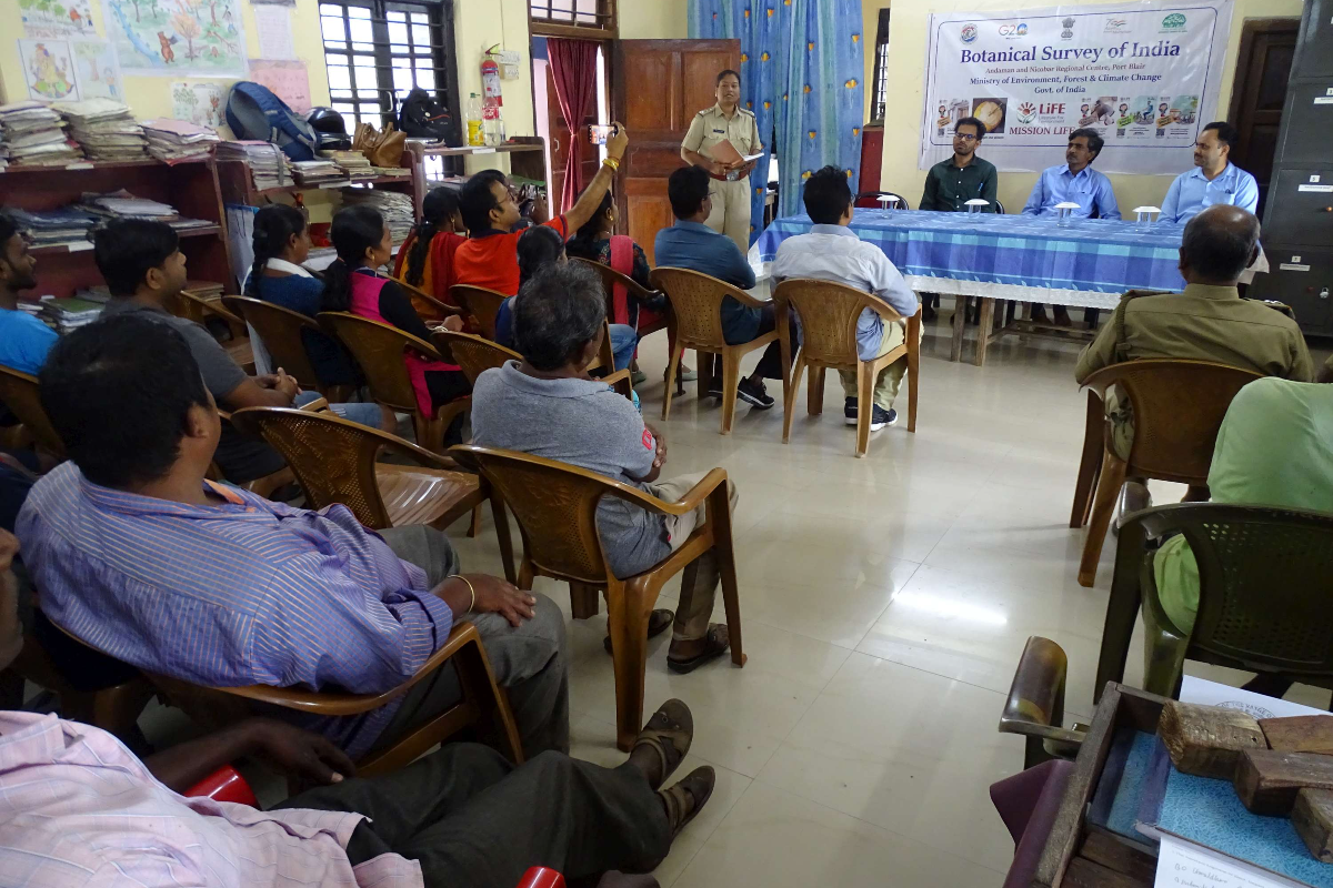 ANRC, Port Blair organized a special lecture on MISSION LiFE at office of the Range Forest officer, Manglutan, Department of Environments and Forests on 31.01.2023