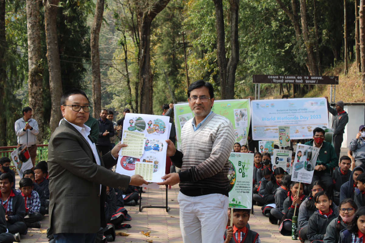 World Wetland Day & Mission LiFe Campaign at Kendriya Vidyalaya, Gangtok by SHRC, Gangtok on 02.02.2023