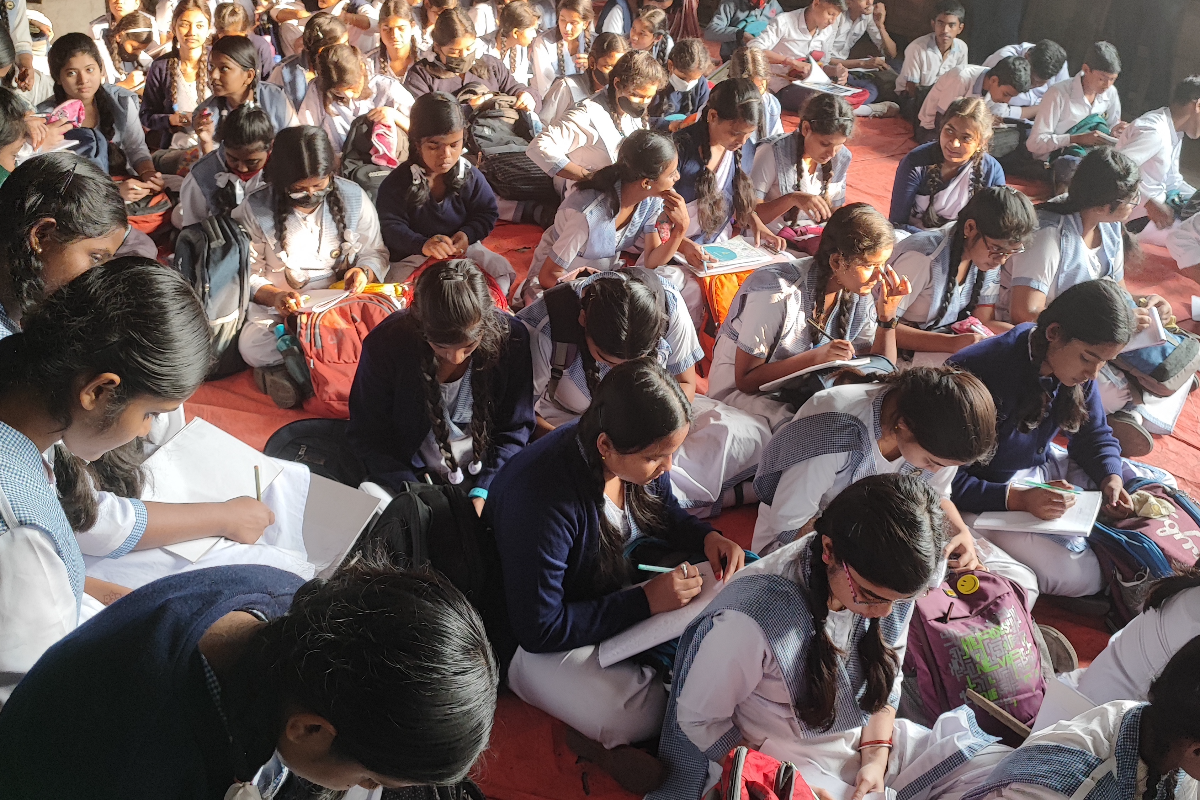 CNH, Howrah organised World Wetland Day observation- Slogan writing competition at Thanamakhua Model High School, Howrah on 02.02.2023