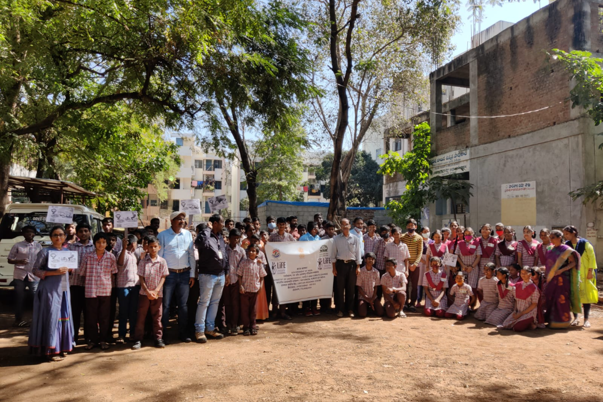 DRC, Hyderabad organized Mission life awareness program at  Government High School, Sultan Bazar, Koti on 30.10.2023
