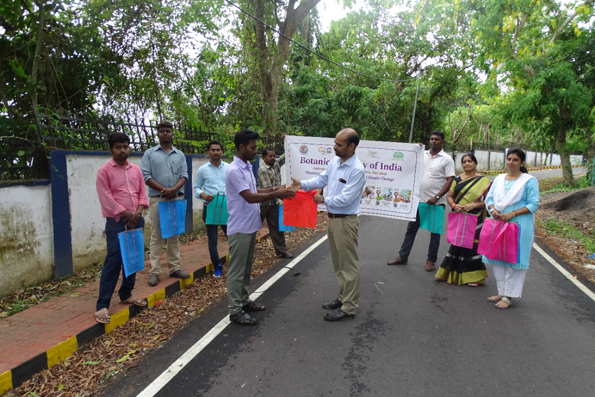 BSI, ANRC organised Mission LiFE campaign on use of Ecofriendly cary bags on 11.05.2023