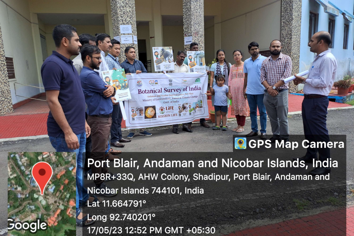 Mission Life Awareness programme to Avoid single use plastic at ASI, Port Blair