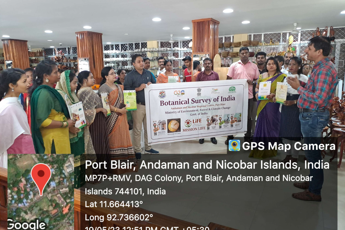 ANRC, Port Blair oraganised an awareness programme on Save water at Sagarika Emporium, Port Blair on 19.05.2023