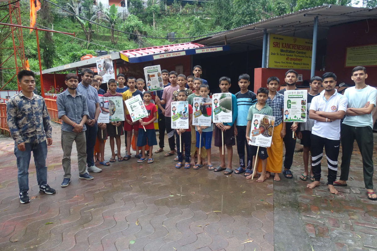 BSI-SHRC, Gangtok conducted awareness as part of Mission LIFE in different parts of Sikkim on 23.05.2023