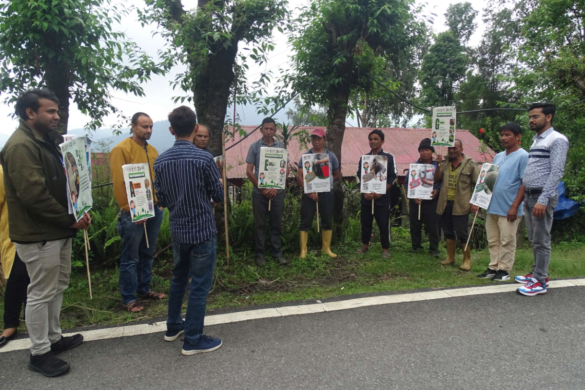 BSI-SHRC, Gangtok conducted Mission LiFE in different places of Sikkim on 25.05.2023
