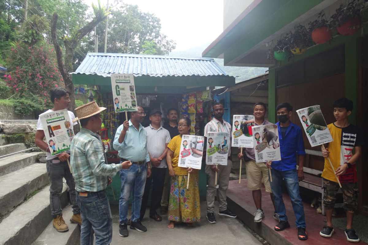 BSI SHRC, Gangtok conducted Mission LiFE awareness programme in different parts of Sikkim on 26.05.2023