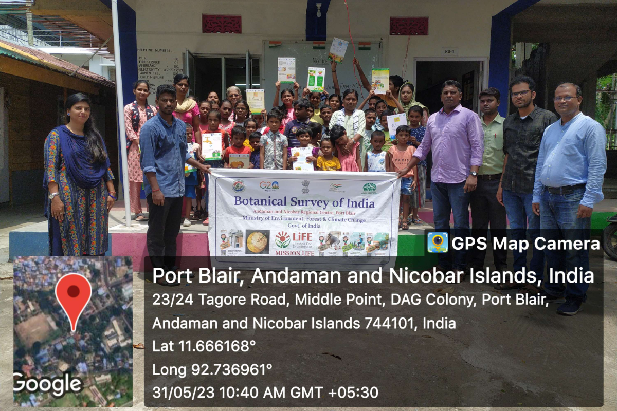ANRC, Port Blair organized Mission Life awareness programme on 31.05.2023