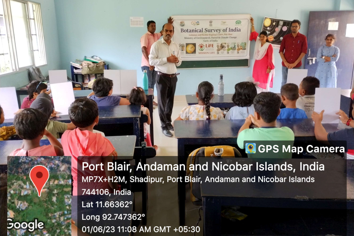 ANRC, Port Blair organized Mission Life awareness programme on 01.06.2023