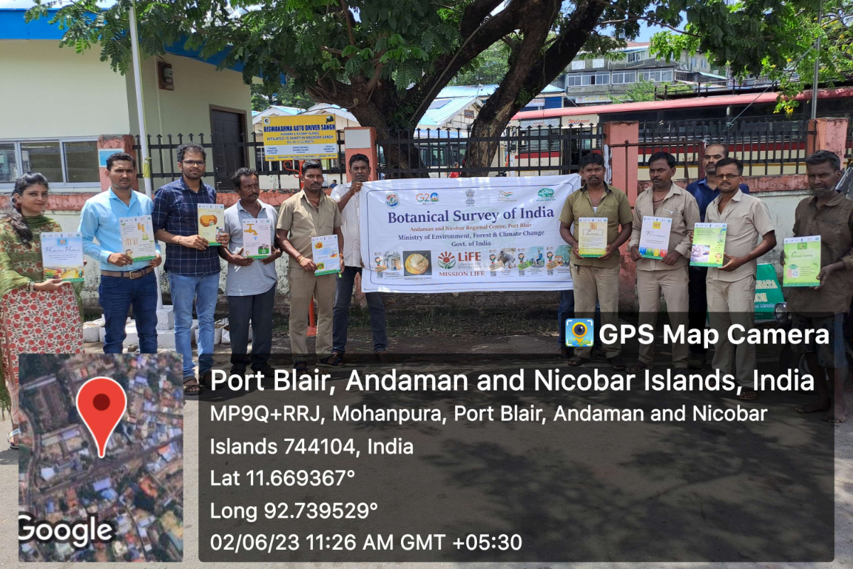 ANRC, Port Blair organized Mission Life awareness programme on 02.06.2023