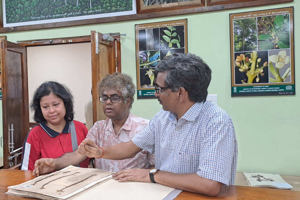 Shri Abhijit Roy (ICAS), Controller of Accounts, MoEF&CC visited BSI, ANRC, Port Blair and reviewed the audit inspection reports on 08.05.2024
