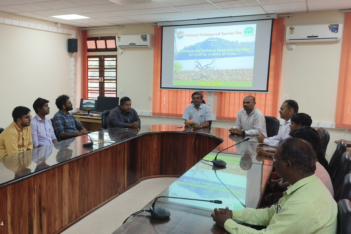 National Endangered Species Day -2024 observed by BSI, Andaman  and Nicobar Regional Centre , Port Blair on 17.05.2024
