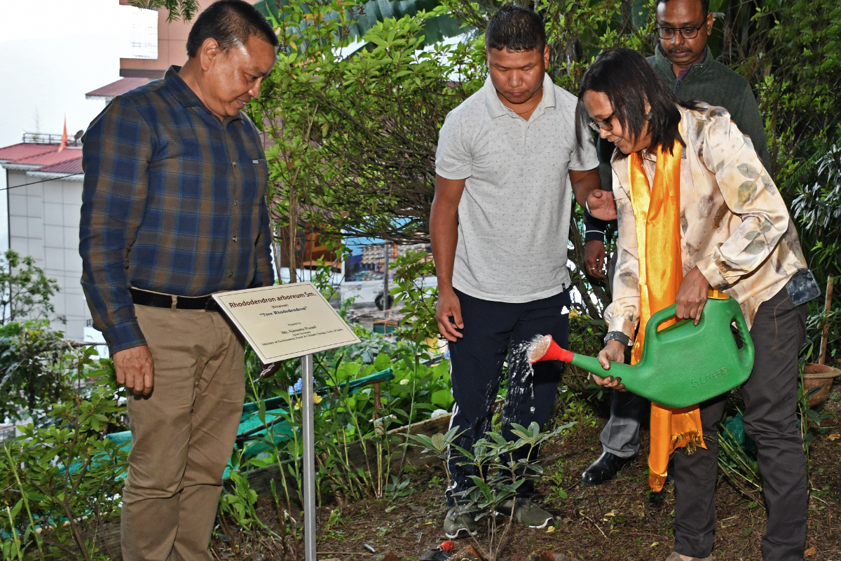 Ms. Nameeta Prasad, Joint Secretary, MoEF&CC, Govt. of India visited Botanical Survey of India, BSI, SHRC, Gangtok on 23.05.2024