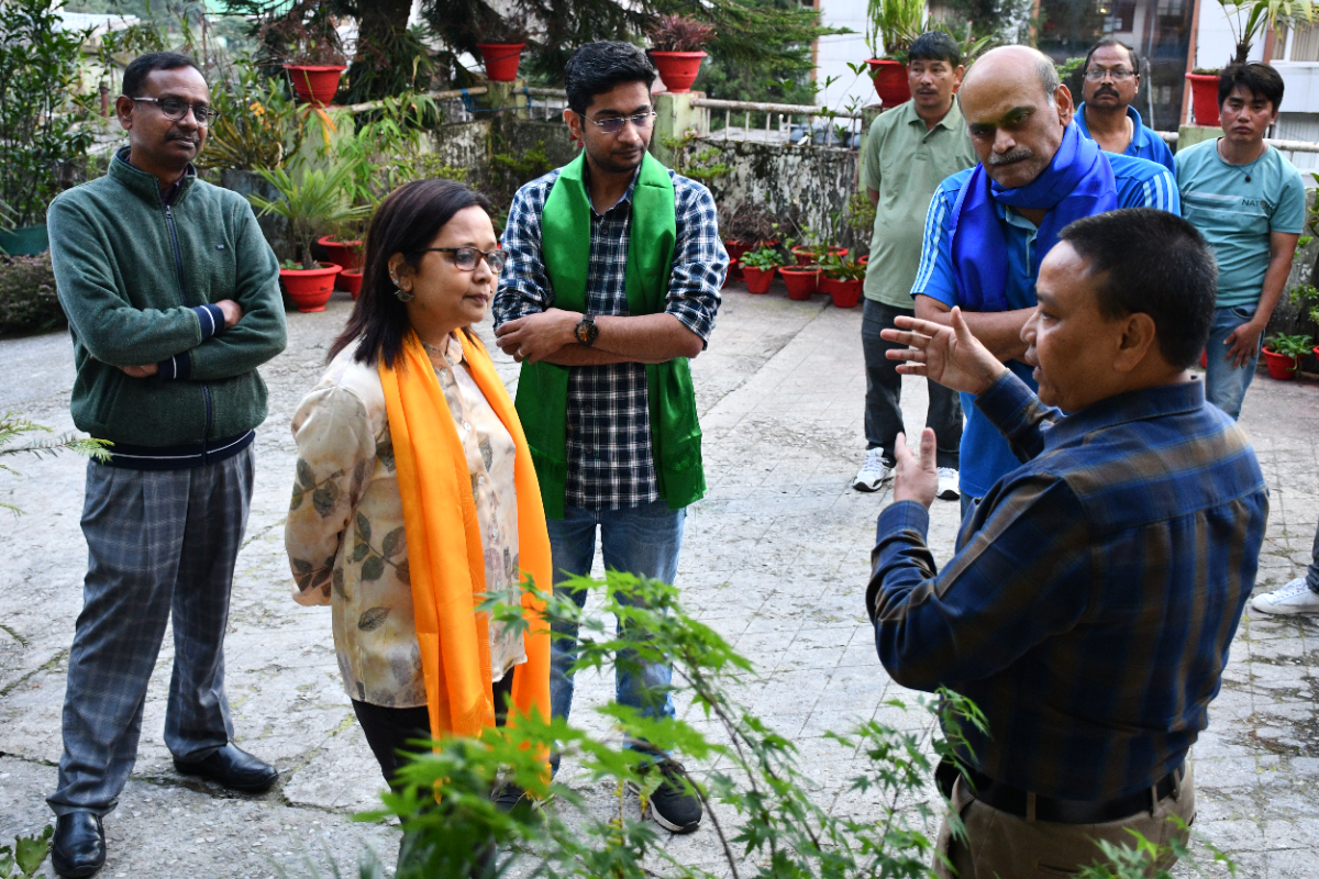 Ms. Nameeta Prasad, Joint Secretary, MoEF&CC, Govt. of India visited Botanical Survey of India, BSI, SHRC, Gangtok on 23.05.2024