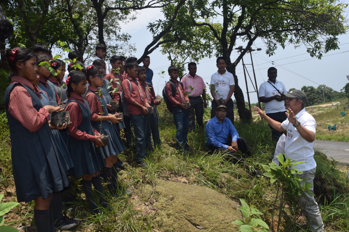 Awareness programme on the occasion of International Day for Biological Diversity on 22-05-2024, at Mawsynaram, Meghalaya by ERC, Shillong