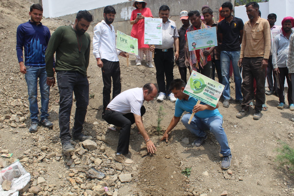 Celebration of World Environment Day by HAWHRC, Solan on 05.06.2024