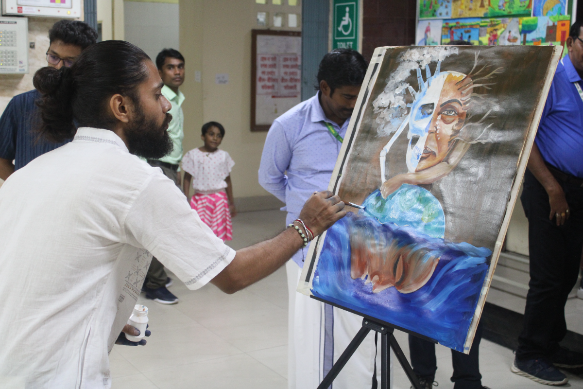 Sit and Draw competition organized by CNH, CBL and BSI-EIACP , Howrah on World Environment Day, 2024 on 05.06.2024