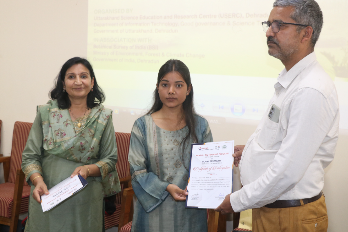 5 Days - Hands on Training on “Plant Taxonomy”  - CLOSING CEREMONY at BSI, NRC, Dehradun on 09.08.2024