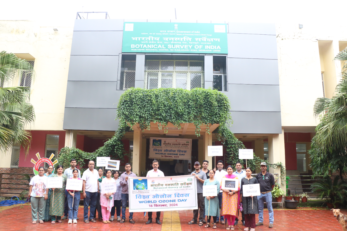 Celebration of World Ozone Day at BSI, NRC, Dehradun on 13.09.2024