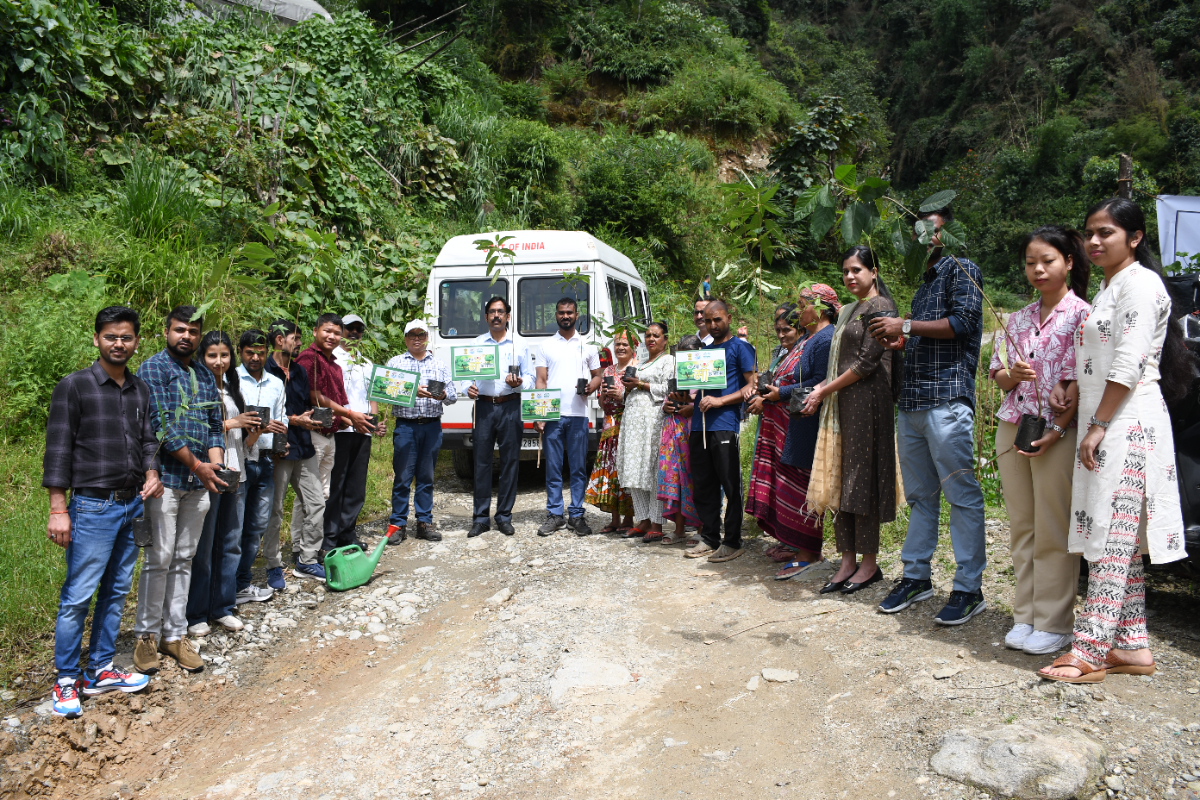 BSI, SHRC, Gangtok carried out the Swacchata hi Seva  programme on 22-09-2024 in Doksing-Luing Village, Gangtok