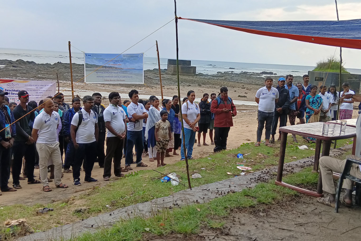 International Coastal Clean-up Day observed by ANRC, Port Blair on 21.09.2024