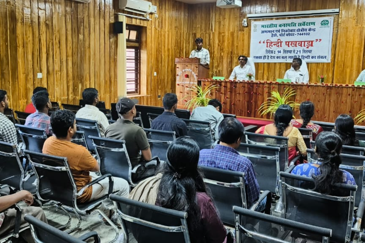 Hindi workshop organized as a part of Hindi fortnight by Botanical Survey of  India, Andaman Nicobar Regional Centre from 14th to 29th September, 2024