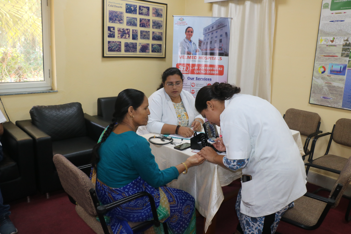 BSI, NRC, Dehradun organized a Health Checkup Camp on 02.10.2024