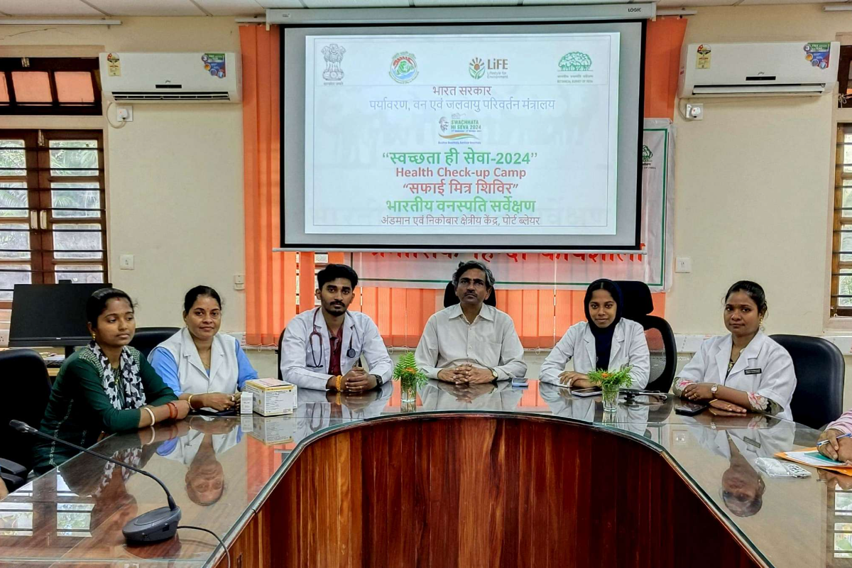 BSI, ANRC, Port Blair organized a Health Check-up Camp for staff‘s on 02.10.2024 as a part of Swachhata Hi Seva – 2024