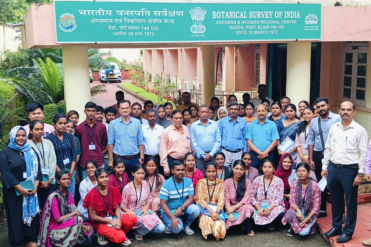 BSI, ANRC initiated Seven days training/workshop programme on Plant Taxonomy (Identification, Nomenclature and Herbarium Technique) for M.Sc. (Botany) students on 15.10.2024.