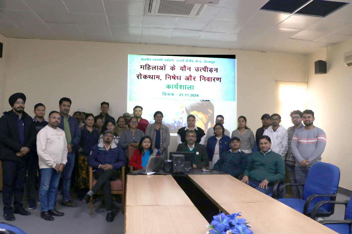 Workshop on Mahila Utpeedan at BSI, NRC, Dehradun on 21.11.2024