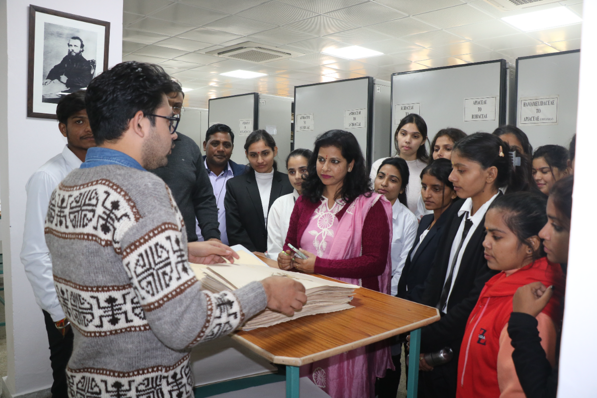 PG college students visited at NRC, Dehradun on 21.11.2024