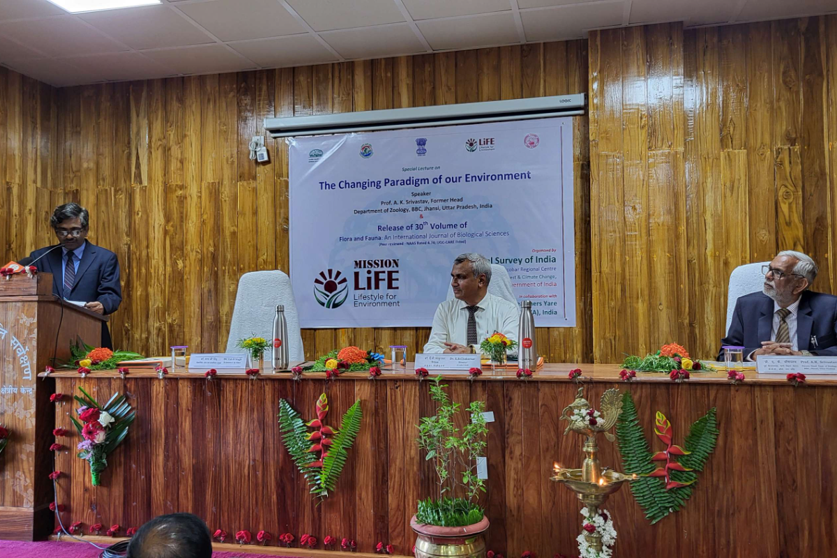 Special lecture on “The Changing Paradigm of our Environment” in association with Scientist Unique Researchers Yare Association (SURYA) by BSI, ANRC, Port Blair on 02.01.2025