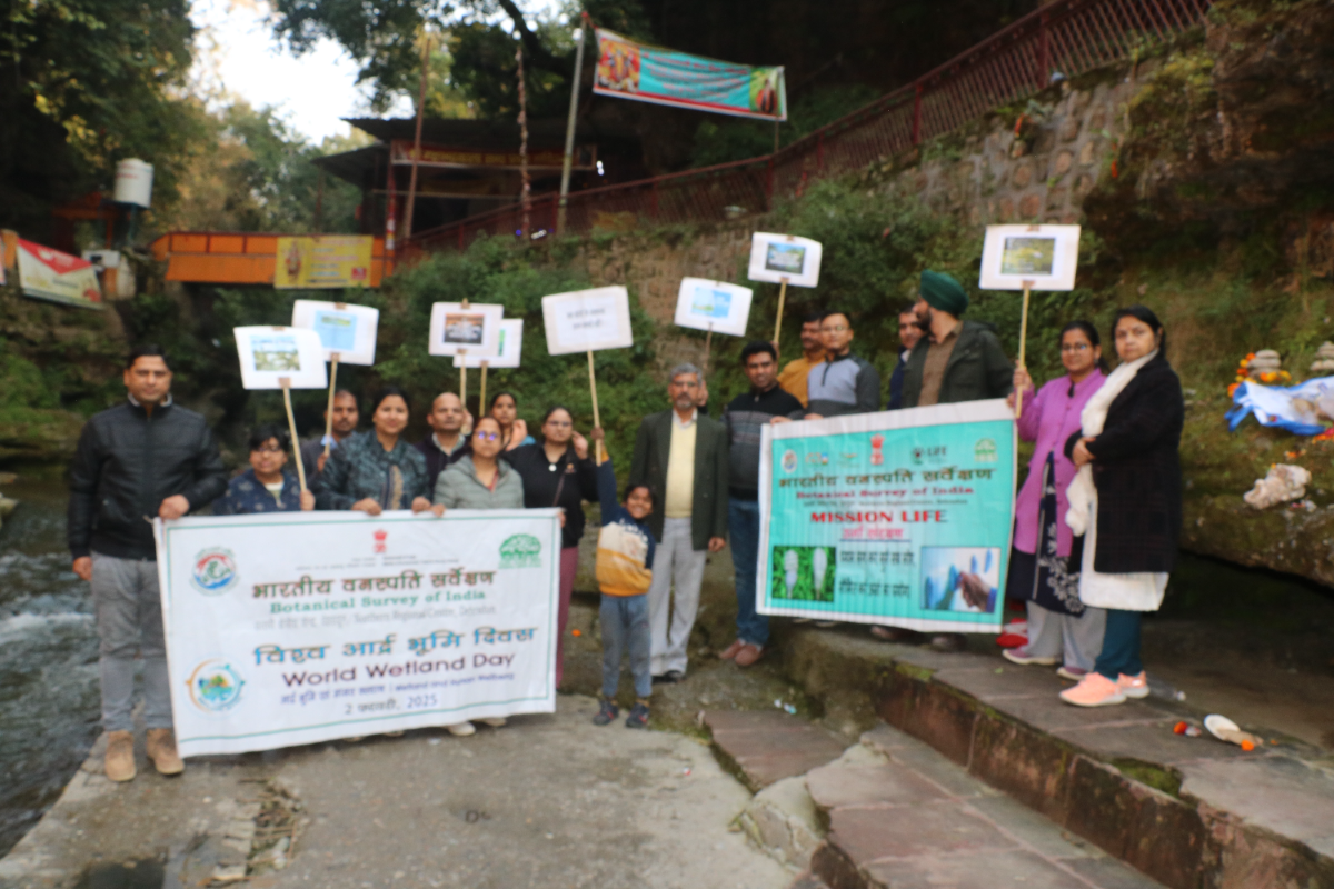 Celebration of World Wet Land Day at BSI-NRC-Dehradun on 2nd February-2025