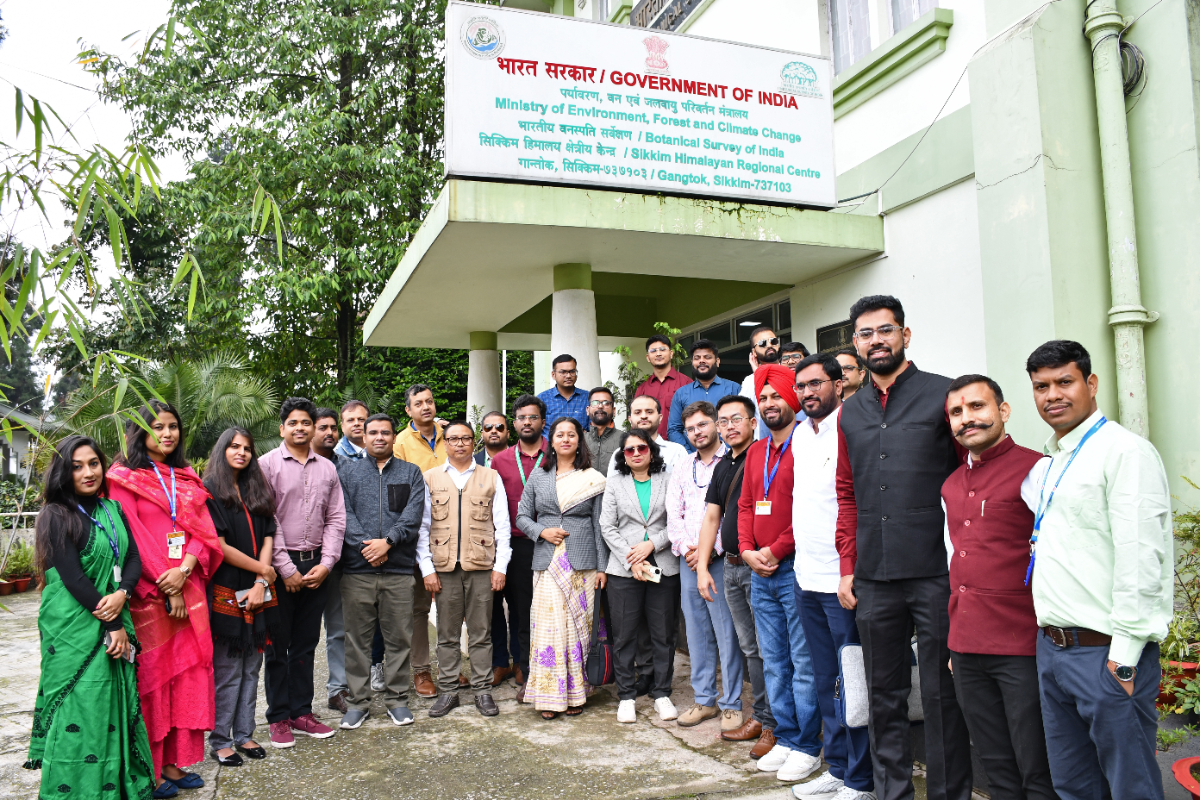Visit of IIS officers to BSI, SHRC, Gangtok on 20.05.2025