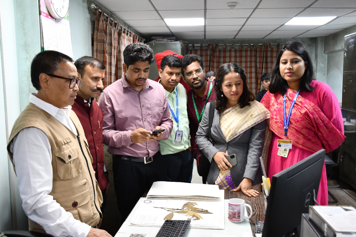 Visit of IIS officers to BSI, SHRC, Gangtok on 20.05.2025