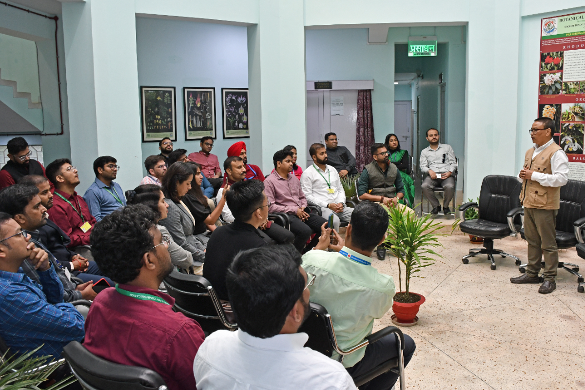 Visit of IIS officers to BSI, SHRC, Gangtok on 20.05.2025