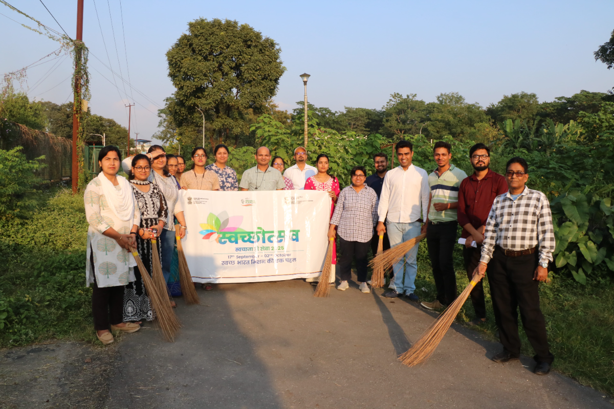 “स्वच्छता ही सेवा” सफाई अभियान बीएसआई, एनआरसी, देहरादून में 15.10.2025 को आयोजित किया गया।