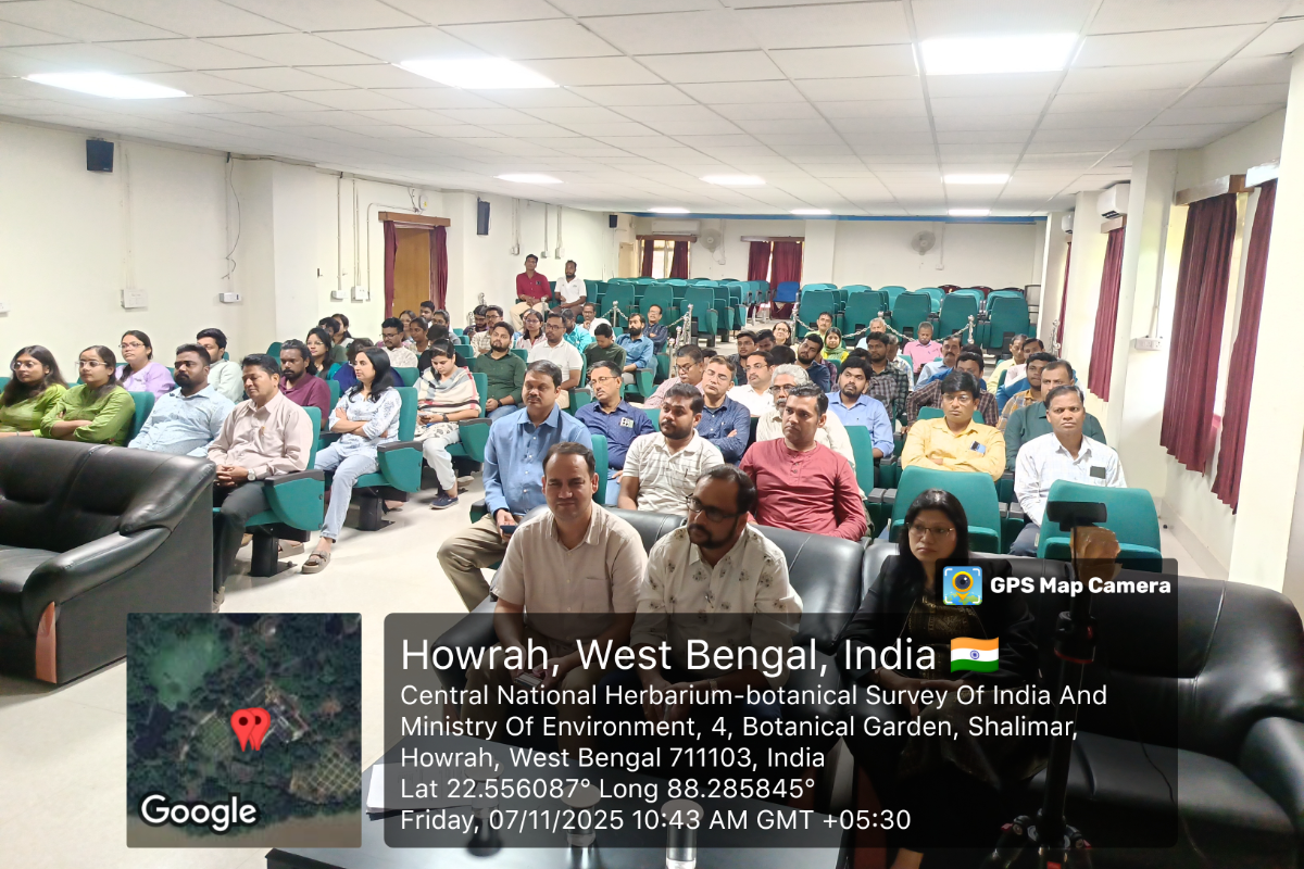 बी.एस.आई., सी.एन.एच., हावड़ा ने 07.11.2025 को वंदे मातरम् के 150 वर्ष पूर्ण होने का उत्सव मनाया।