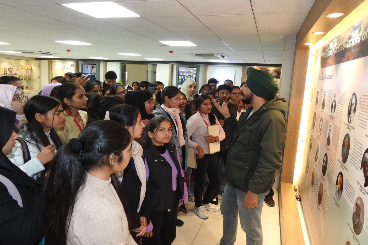 मां शाकुंभरा विश्वविद्यालय, सहारनपुर, उत्तर प्रदेश से 06.12.2025 को बीएसआई, एनआरसी, देहरादून में 85 छात्रों का दौरा किया गया
