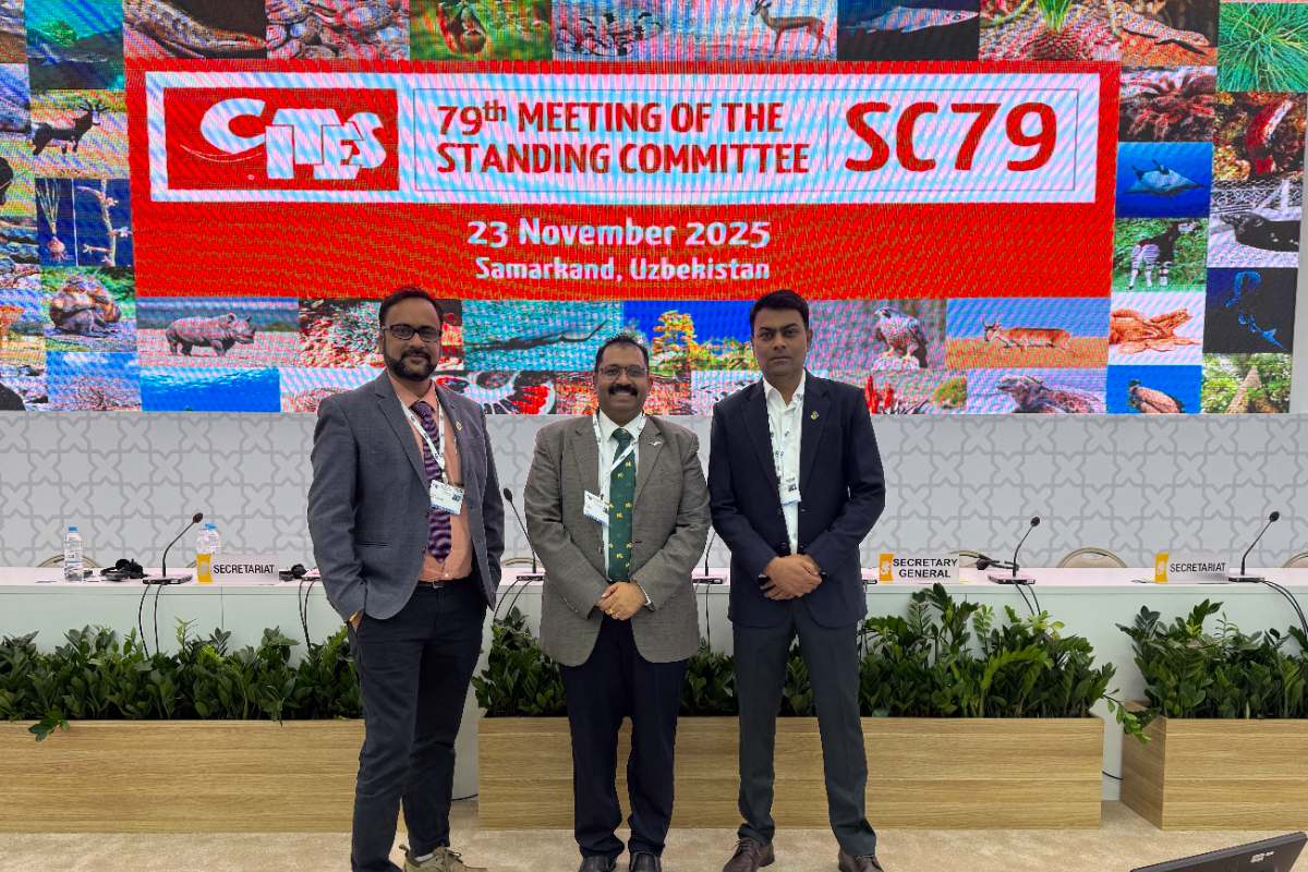 23 नवंबर से 5 दिसंबर, 2025 तक उज्बेकिस्तान के समरकंद में आयोजित CITES CoP20, CITES का 79वां सम्मेलन और स्थायी समिति की बैठकें आयोजित की गईं।