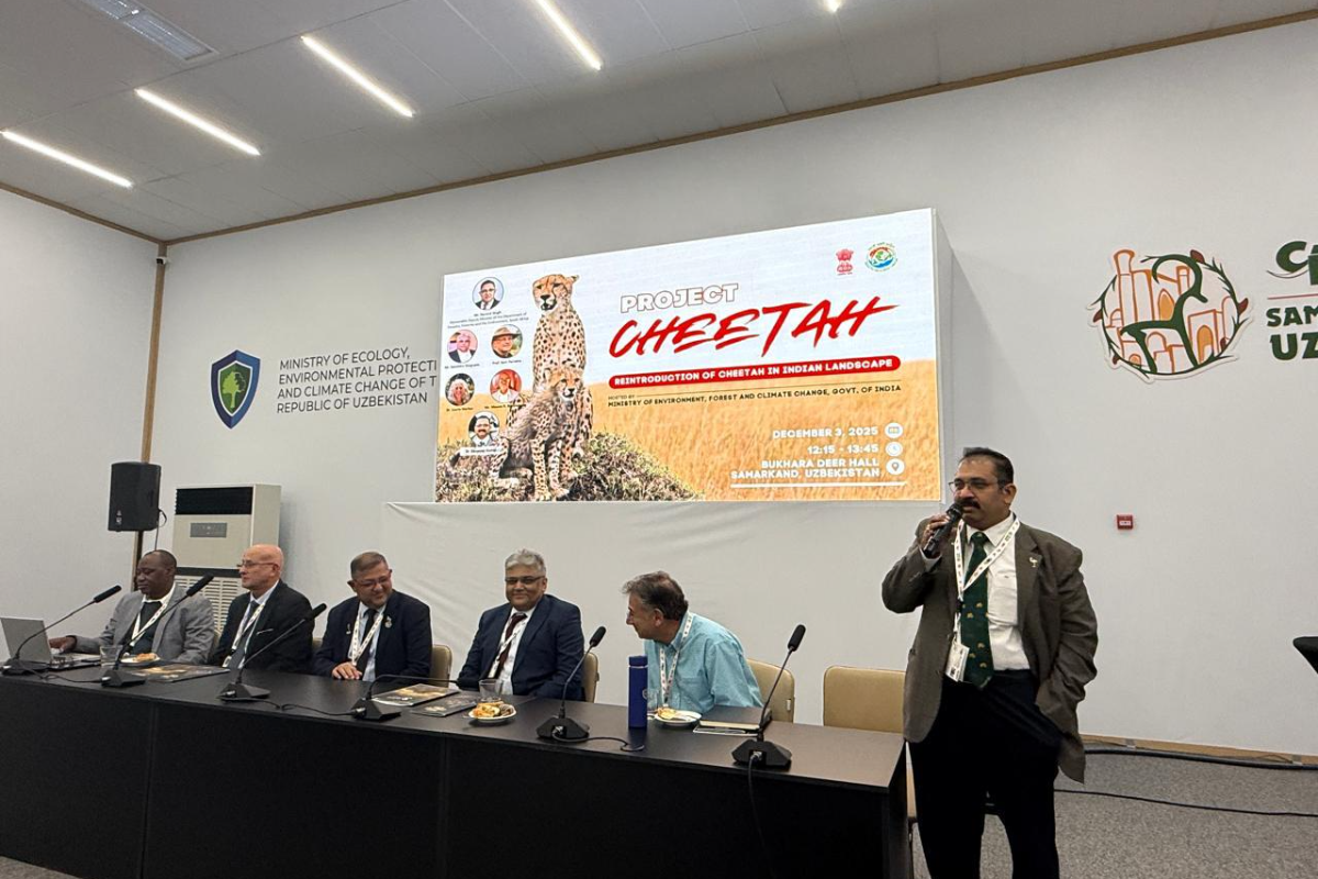 23 नवंबर से 5 दिसंबर, 2025 तक उज्बेकिस्तान के समरकंद में आयोजित CITES CoP20, CITES का 79वां सम्मेलन और स्थायी समिति की बैठकें आयोजित की गईं