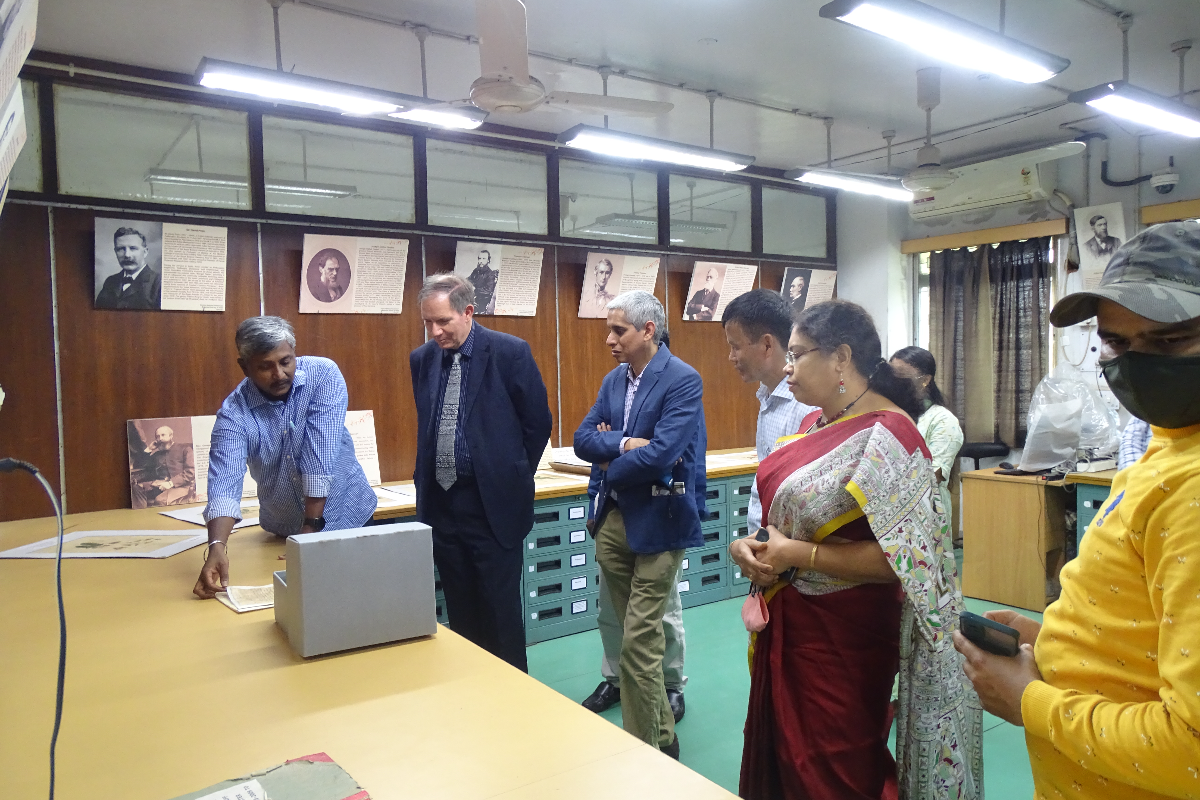 Visit of British High Commissioner at Central National Herbarium