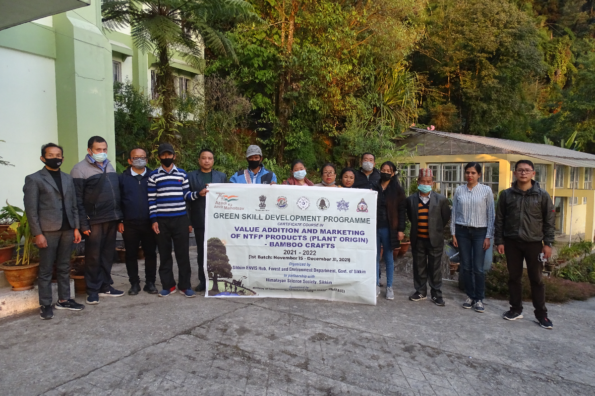 GSDP Trainees of Sikkim envis visiting BSI_Gangtok