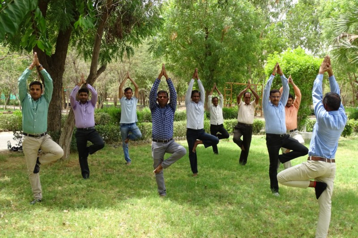Yoga Day countdown in AZRC, Jodhpur on 06.5.2022