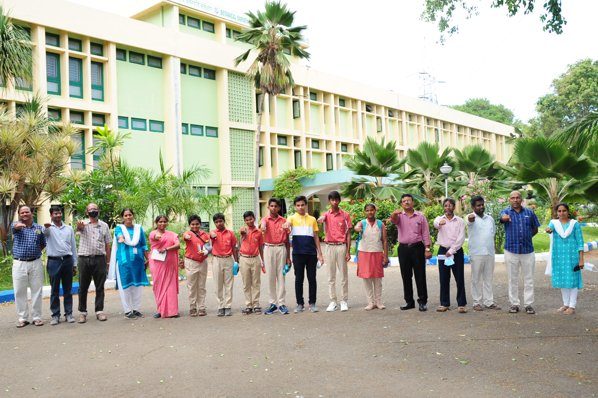 Group photo of the staff and students participated in IBD ,2022 at BSI,SRC,Coimbatore