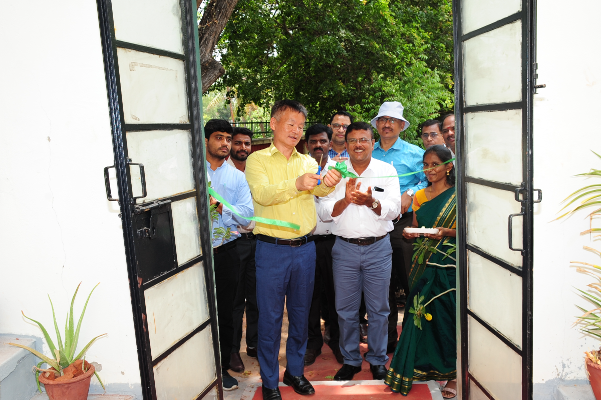 Director, BSI inaugurating the renovated succulent house in the office garden during H.o.O meeting at BSI,SRC,Coimbatore on 06.05.2022