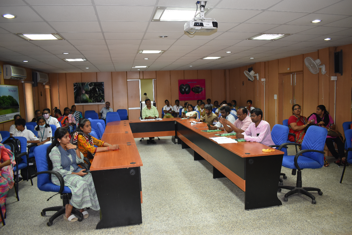A view of the audience of Elocution competition held at BSI,SRC, Coimbatore on WED-2022.